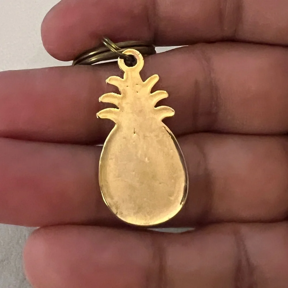 Adorable Hound Collection Gold Pineapple Charm